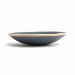Olympia Canvas flache Schale granit-blau Ø-22cm (6 Stück)