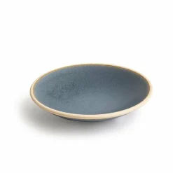 Olympia Canvas flache Schale granit-blau Ø-22cm (6 Stück)