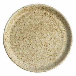 Olympia Canvas runder Teller mit schmalem Rand Weizen Ø-18cm (6 Stück)