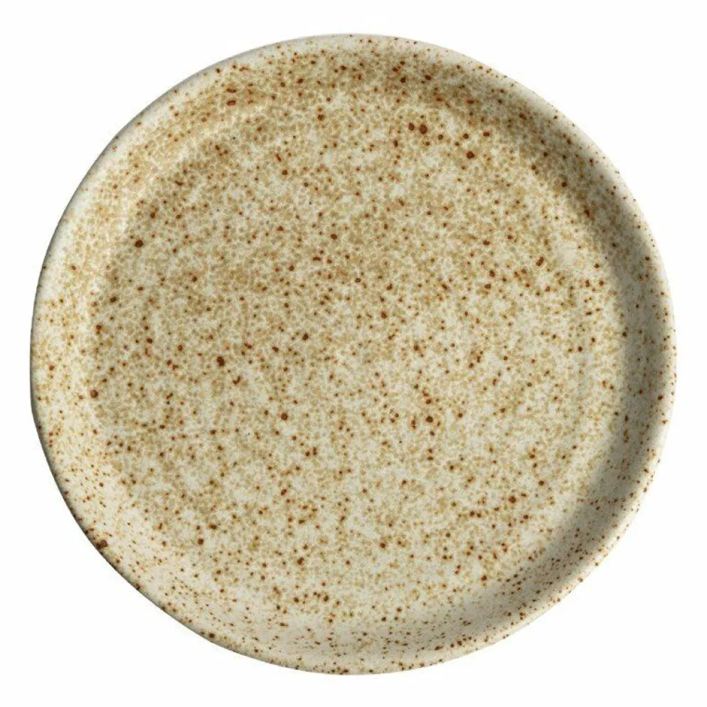Olympia Canvas runder Teller mit schmalem Rand Weizen Ø-18cm (6 Stück)