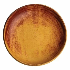 Olympia Canvas Schale, hoher Rand siena-rost Ø-23cm (6 Stück)
