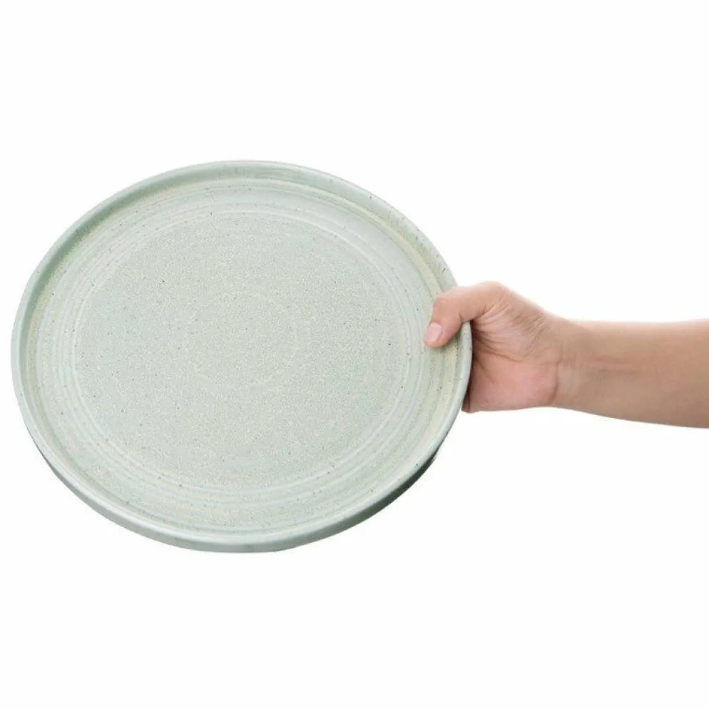 Olympia Cavolo Flacher runder Teller pastellgrün Ø-27cm (4 Stück)