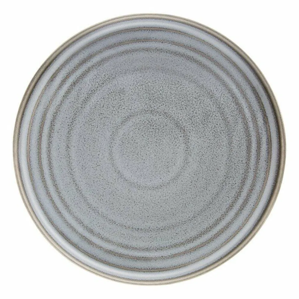 Olympia Cavolo Holzkohle Dusk Flache Runde Teller Ø-27cm (4 Stück)