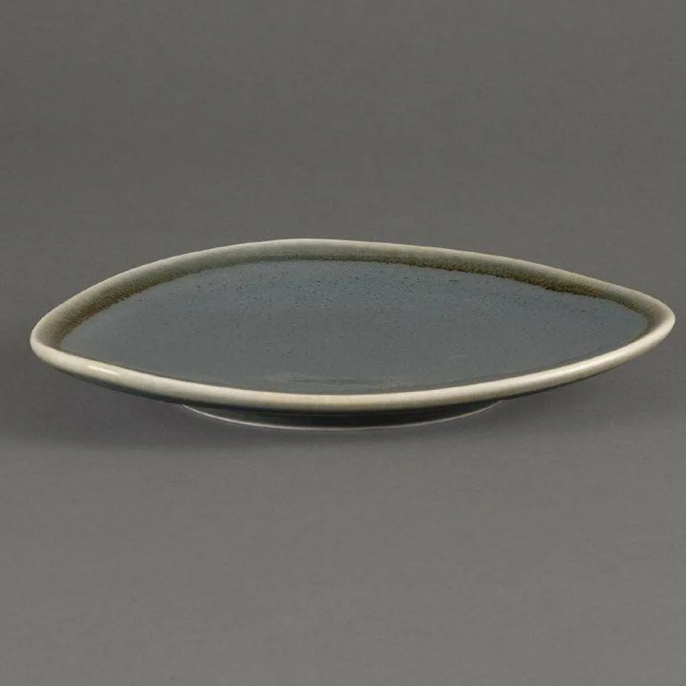 Olympia Kiln dreieckiger Teller ozean 16,5cm (6 Stück)