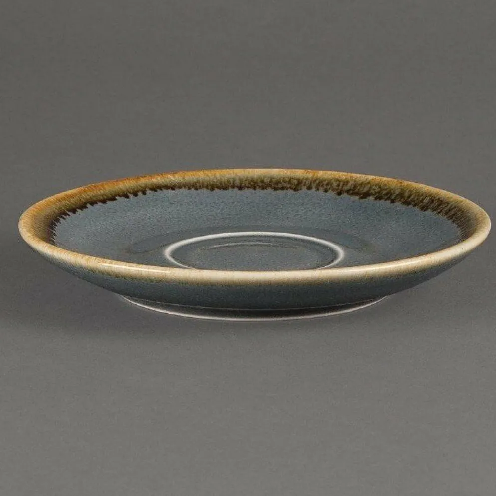 Olympia Kiln Espresso Untertasse ozean 11,5cm (6 Stück)