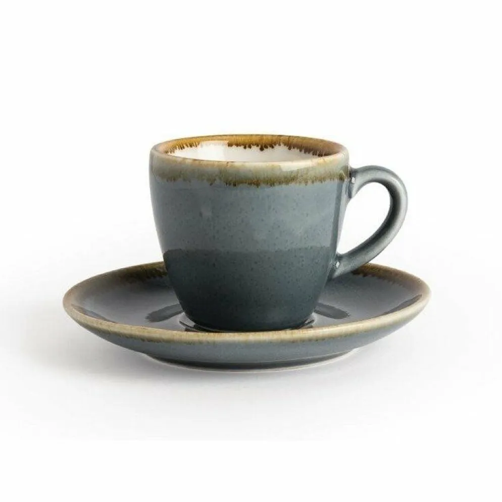 Olympia Kiln Espresso Untertasse ozean 11,5cm (6 Stück)