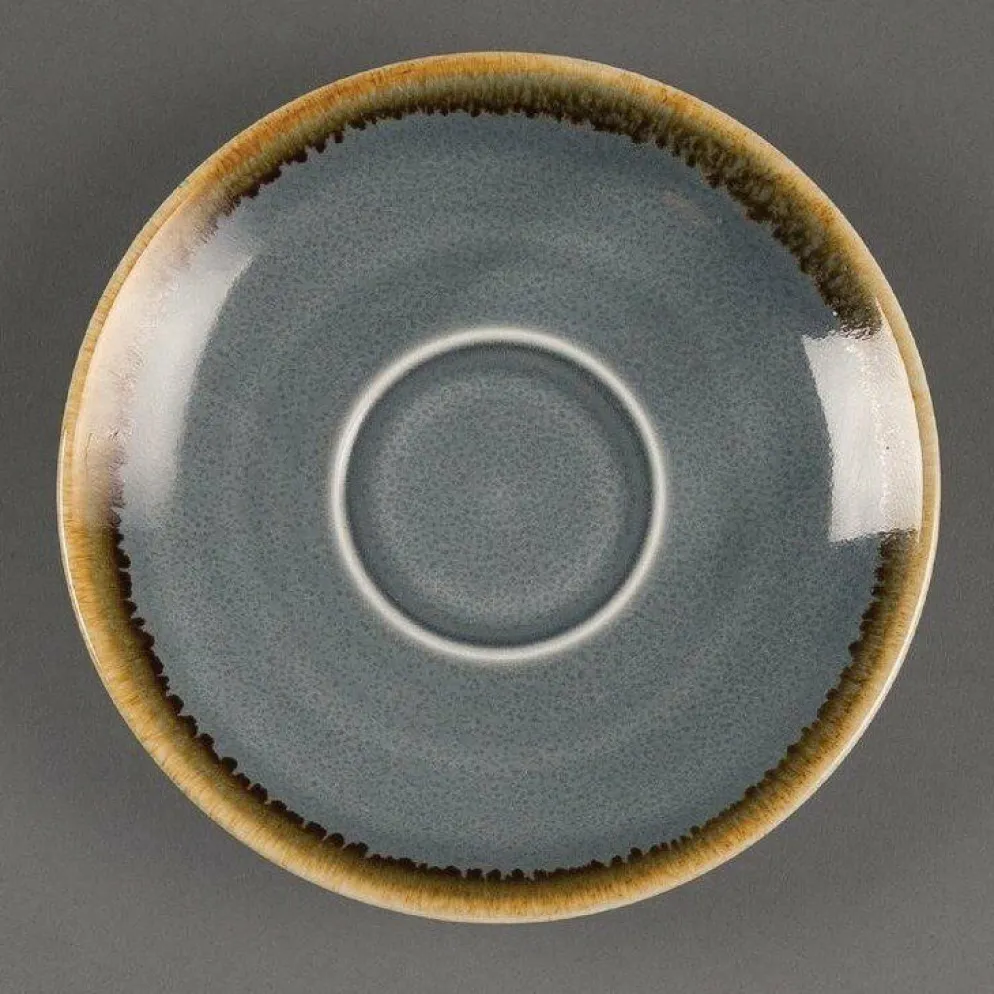 Olympia Kiln Espresso Untertasse ozean 11,5cm (6 Stück)