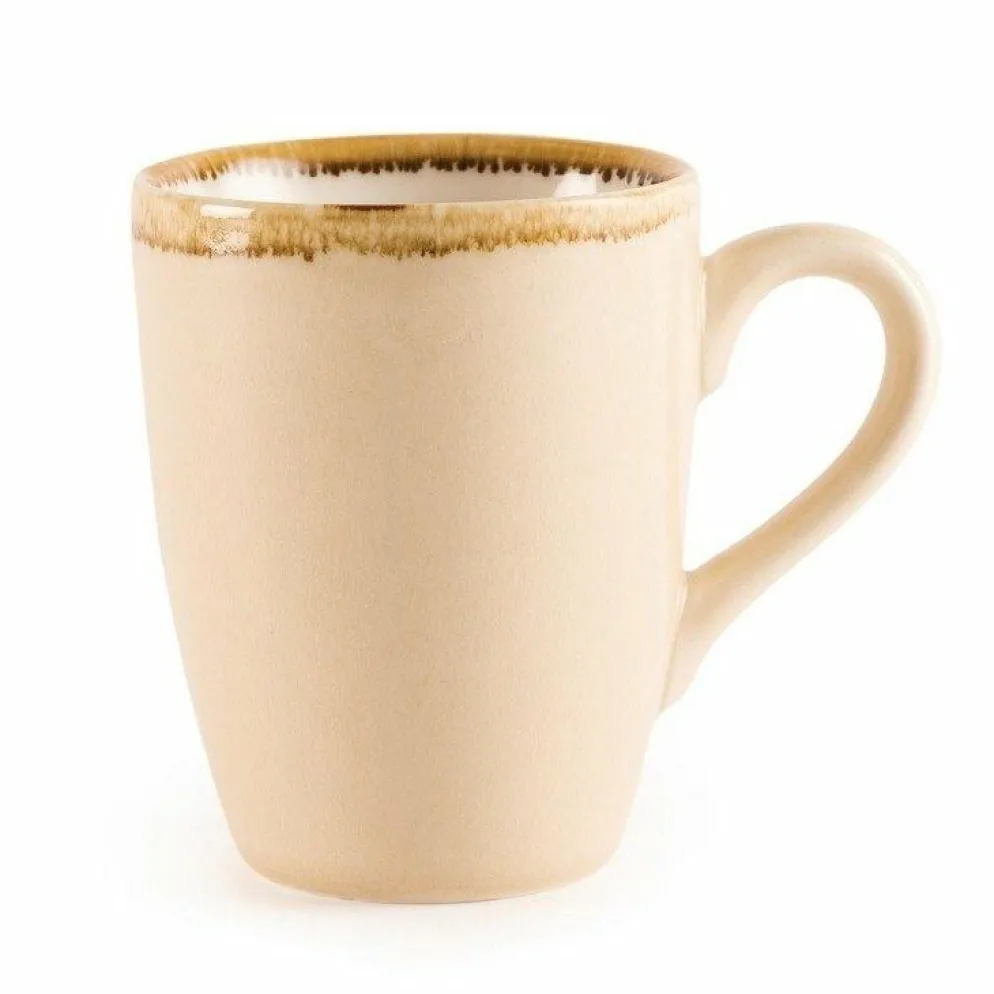 Olympia Kiln Kaffeebecher Sandstein 340ml (6 Stück)