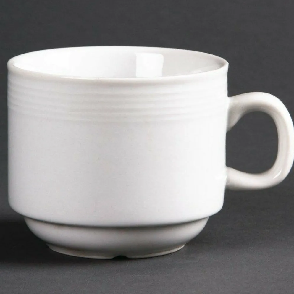 Olympia Linear stapelbare Tasse 21cl (12 Stück)
