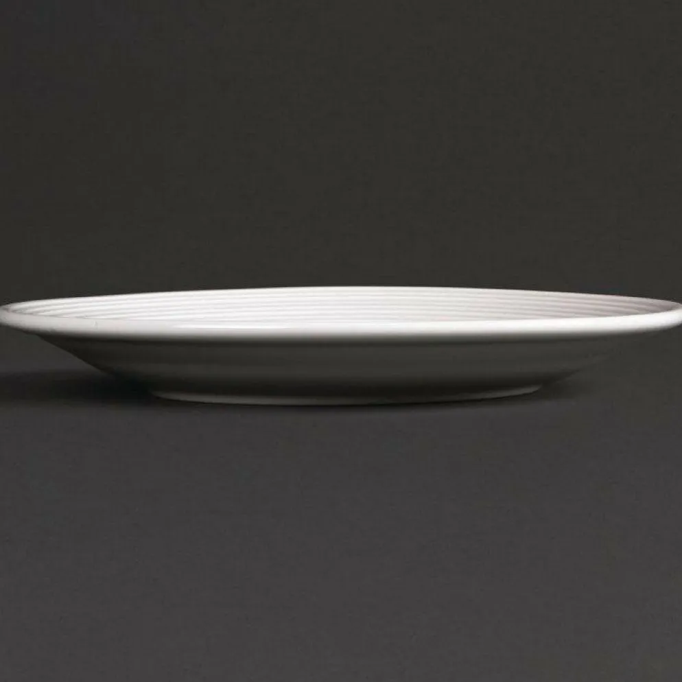 Olympia Linear Teller mit breitem Rand 25cm (12 Stück)