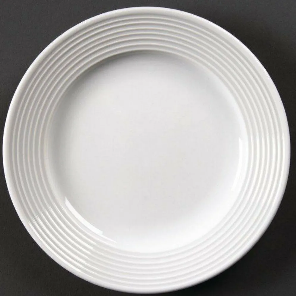 Olympia Linear Teller mit breitem Rand 25cm (12 Stück)