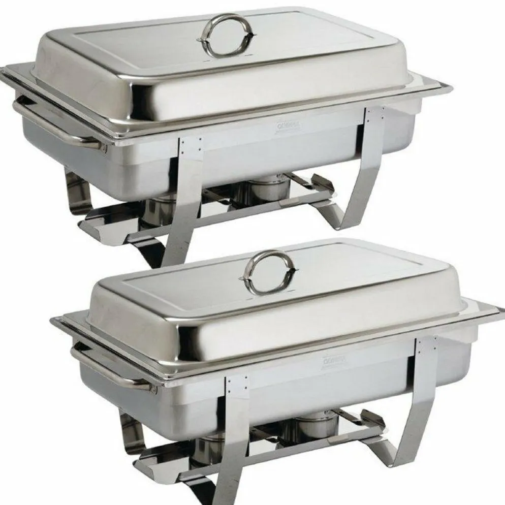 Olympia Milan Chafing-Dish, 27x33x59cm (2 Stück)