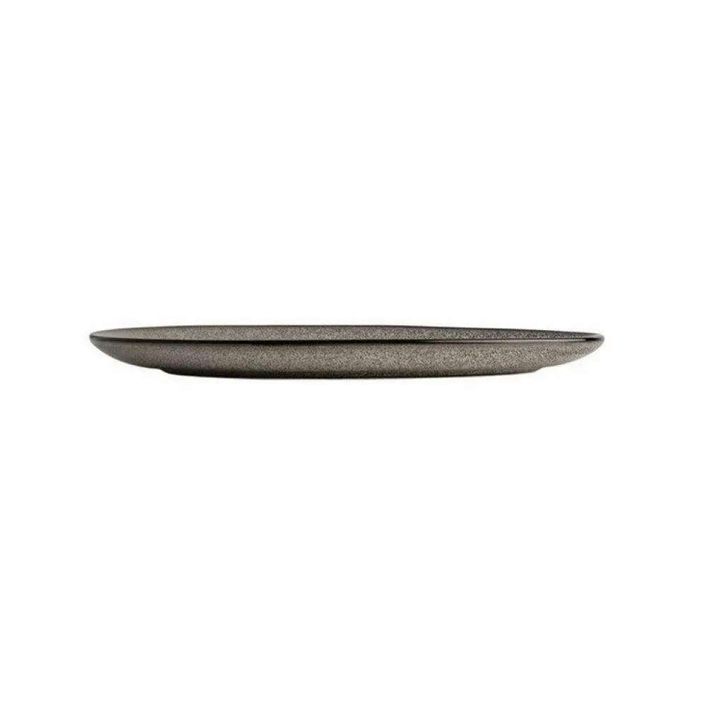 Olympia Mineral blattförmige Teller 30,5 x 14,5cm, Porzellan (6 Stück)