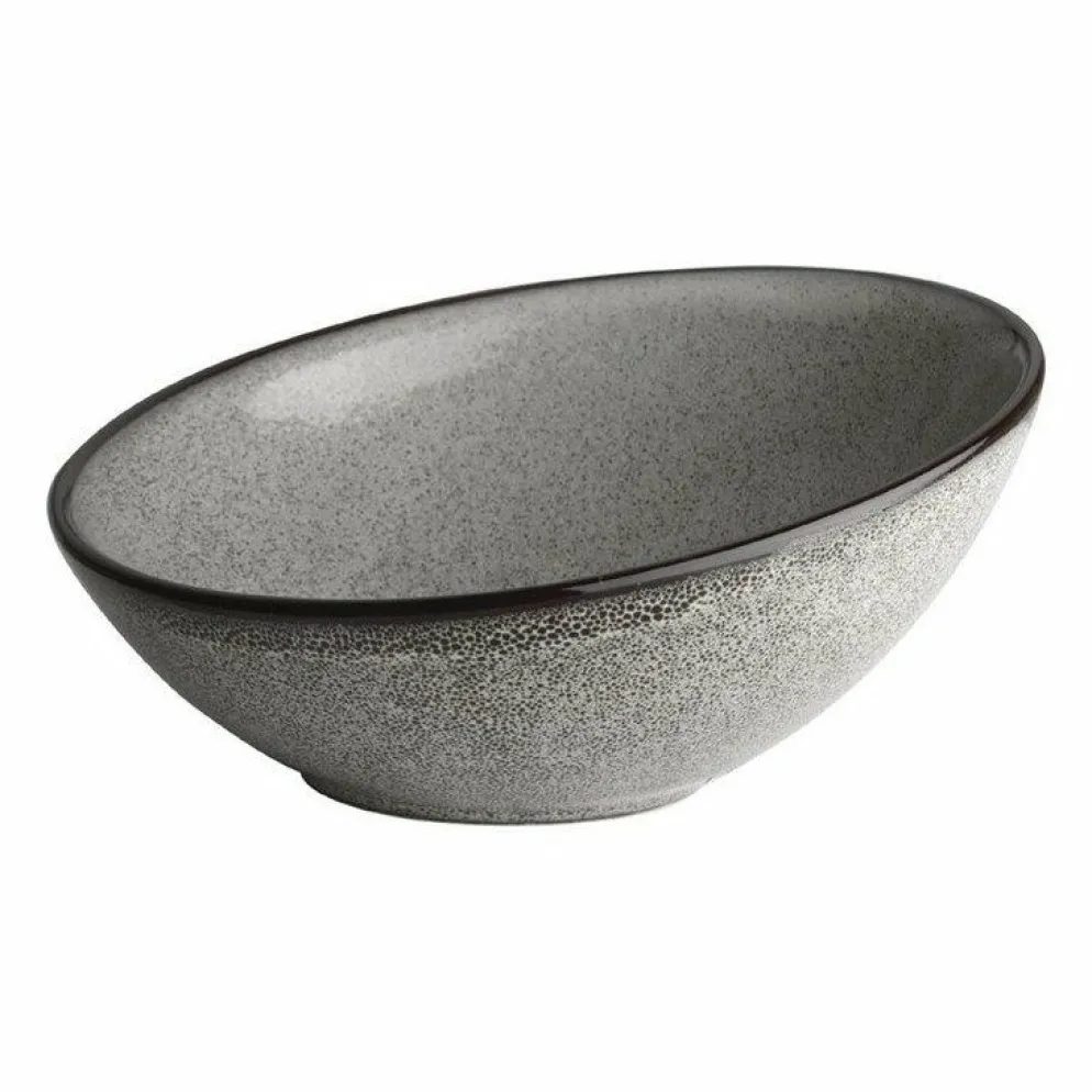 Olympia Mineral schräge Schüssel 21,5cm, Porzellan (4 Stück)