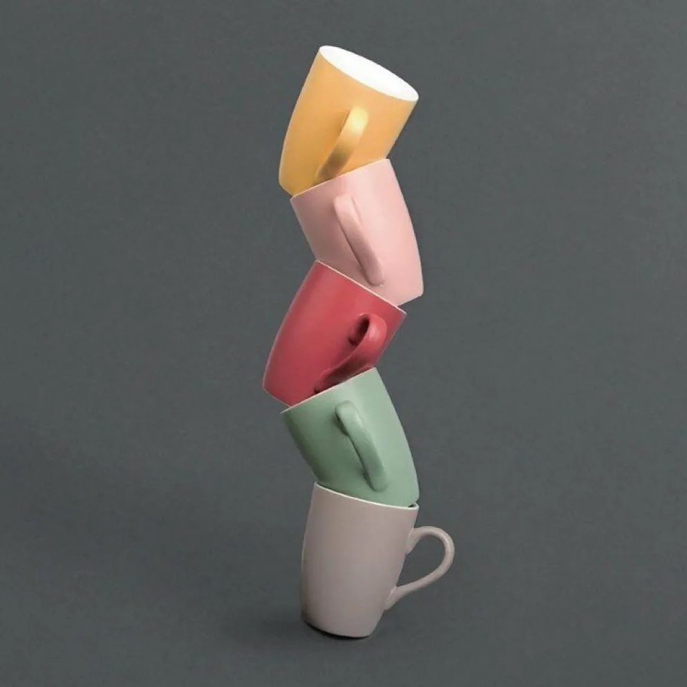 Olympia Pastel Tassen grün, 34cl (6 Stück)