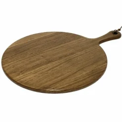 Olympia rundes Servierbrett Akazienholz mit Griff 33cm