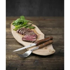 Olympia Steakgabel mit Holzgriff (12 Stück)