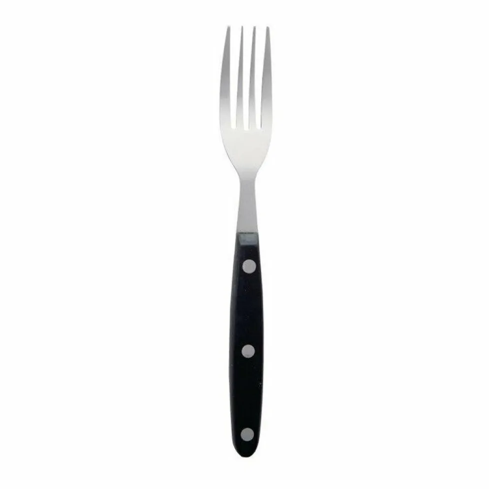 Olympia Steakgabel mit schwarzem Griff (12 Stück)