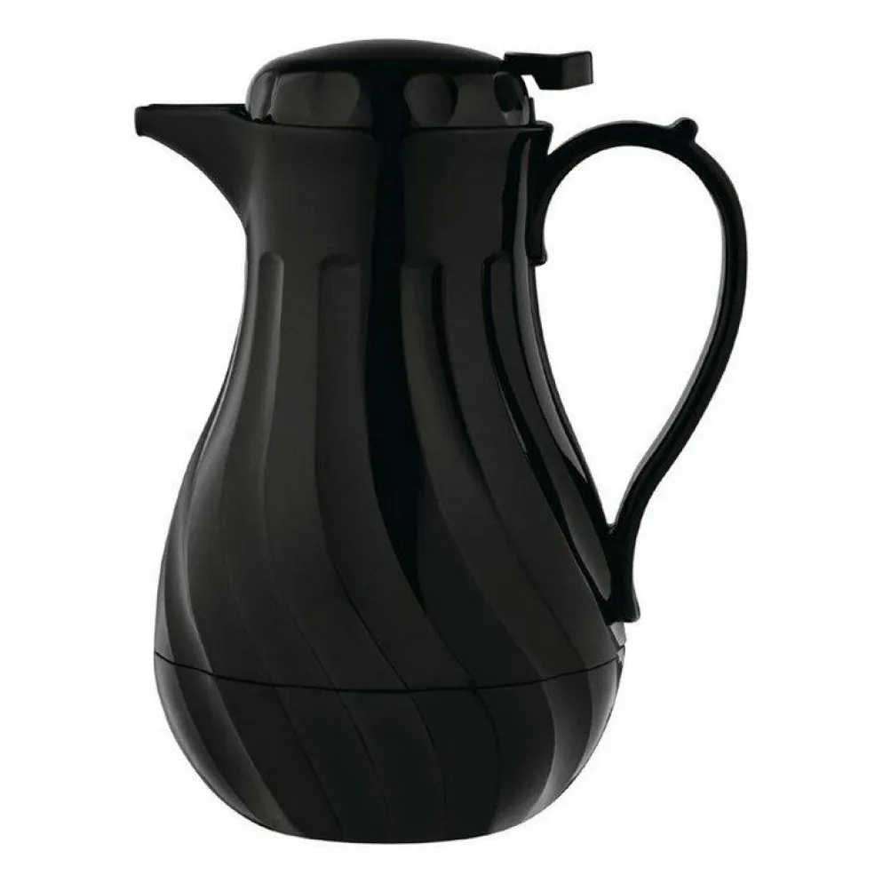 Olympia Swirl Isolierkanne schwarz 2L