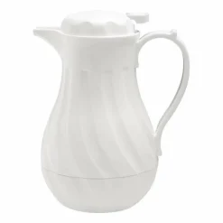 Olympia Swirl Isolierkanne weiß 2L