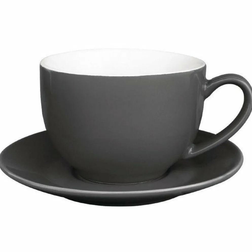Olympia Untertasse grau (12 Stück)