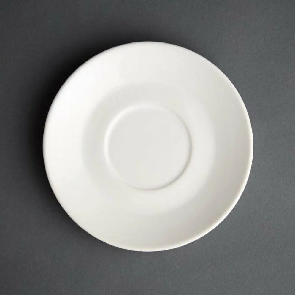 Olympia Untertasse weiß (12 Stück)