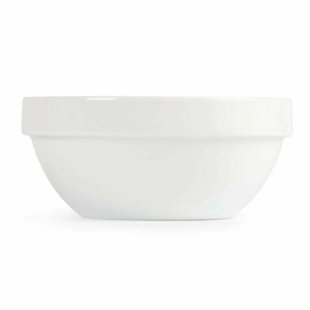 Olympia weiß stabelbare Schüssel 15cm (12 Stück)