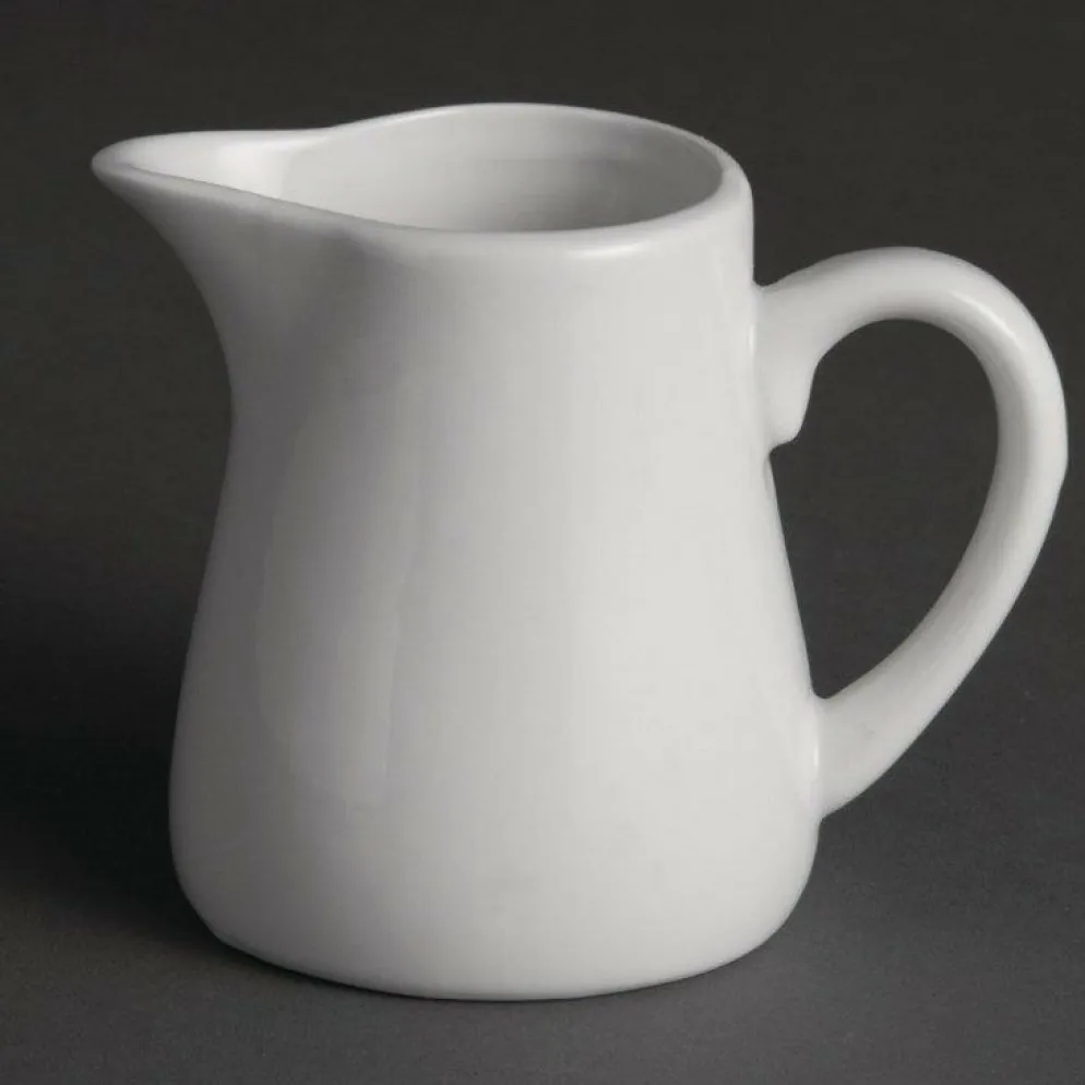 Olympia Whiteware Milchkännchen mit Henkel 21cl. 6 Stück