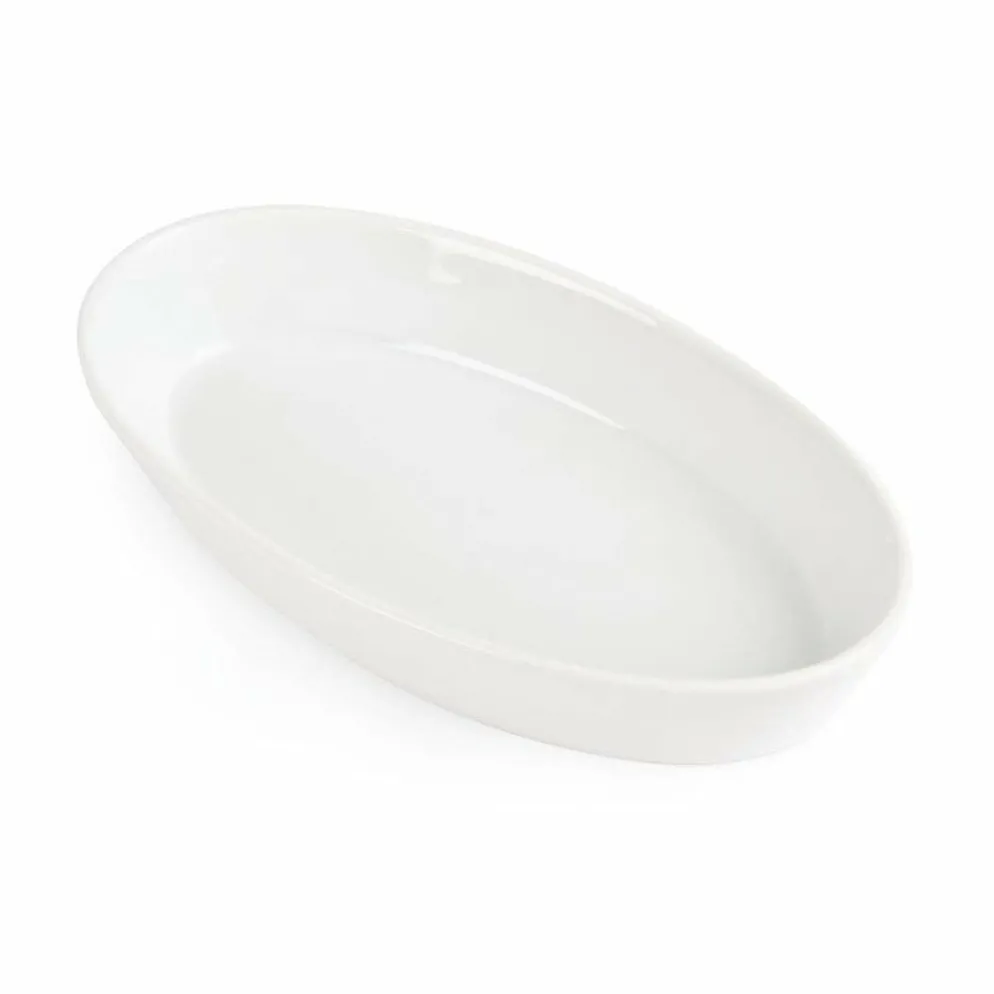 Olympia Whiteware ovale Auflaufformen 19,5 x 11cm (6 Stück)