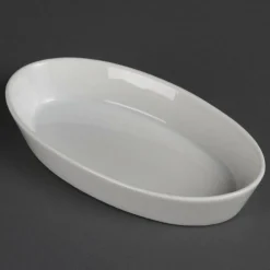 Olympia Whiteware ovale Auflaufformen 19,5 x 11cm (6 Stück)