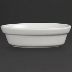 Olympia Whiteware ovale Schale 16cm (6 Stück)