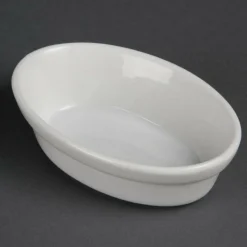 Olympia Whiteware ovale Schale 14,5cm (6 Stück)