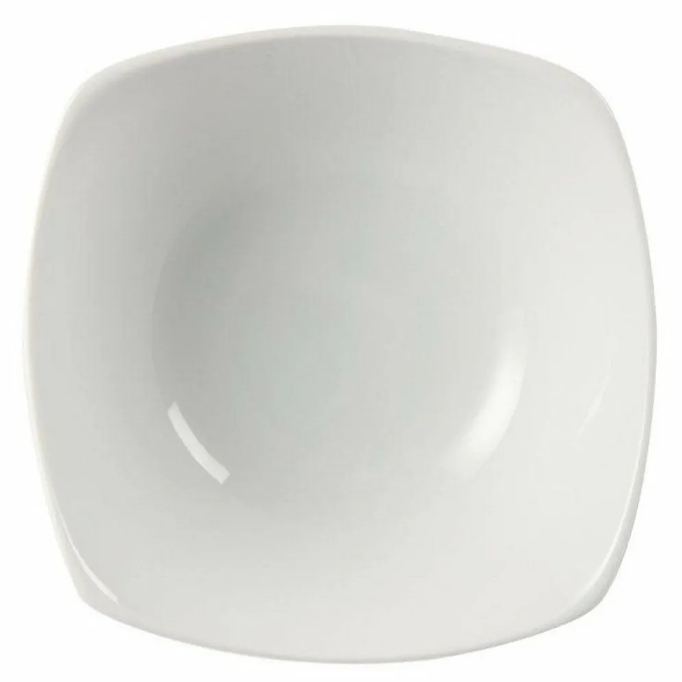 Olympia Whiteware quadratische Schalen 14cm (12 Stück)