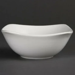 Olympia Whiteware quadratische Schalen 14cm (12 Stück)