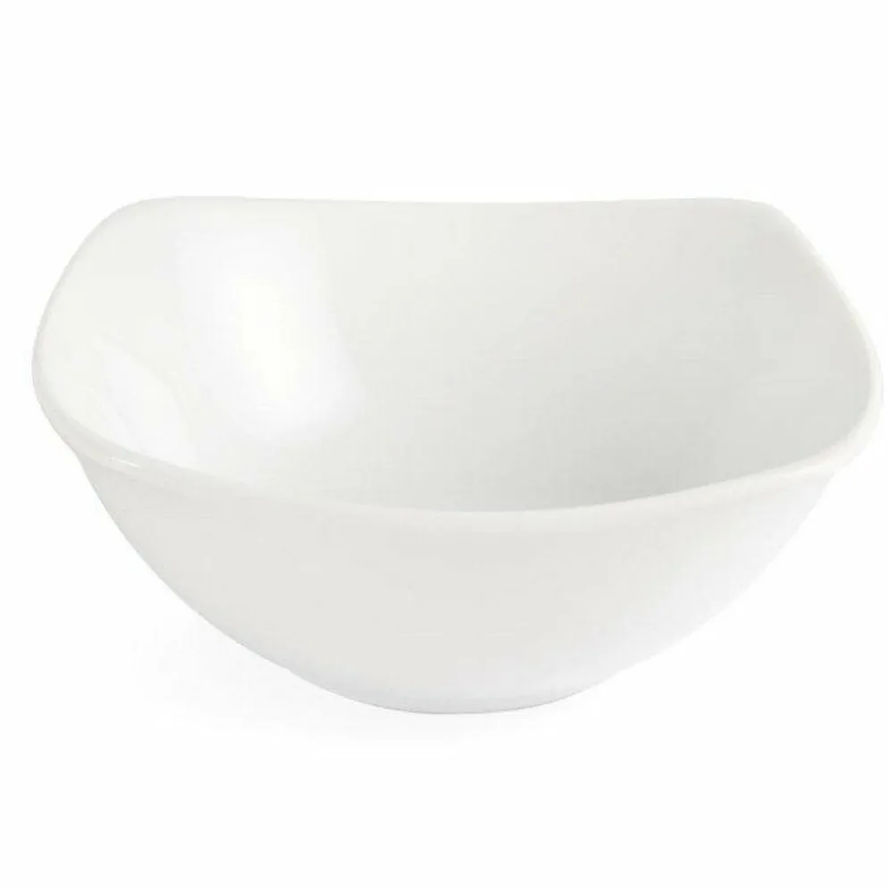 Olympia Whiteware quadratische Schalen 14cm (12 Stück)