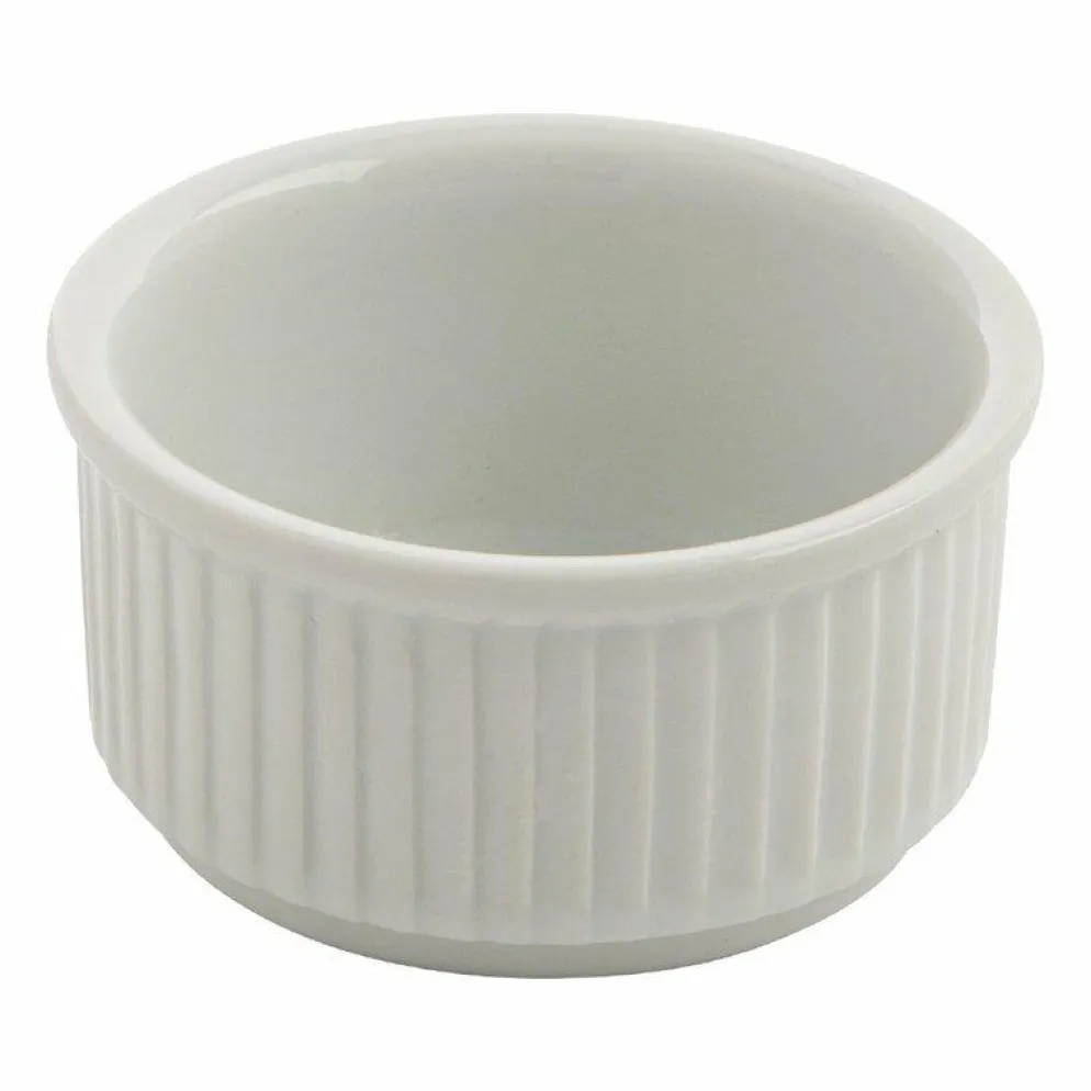 Olympia Whiteware stapelbare Auflaufförmchen 8,5cm
