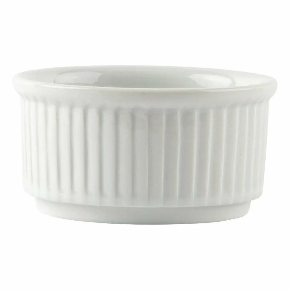 Olympia Whiteware stapelbare Auflaufförmchen 8,5cm