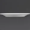 Olympia Whiteware Teller mit breitem Rand 25cm (12 Stück)