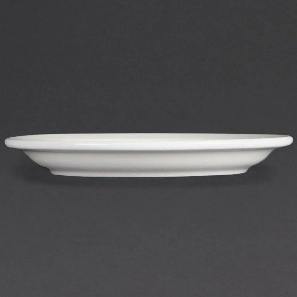 Olympia Whiteware Teller mit schmalem Rand 20cm (12 Stück)