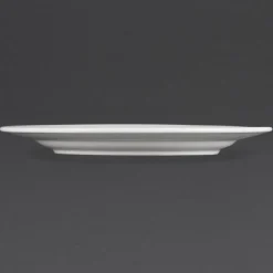 Olympia Whiteware Teller mit breitem Rand 31cm (6 Stück)