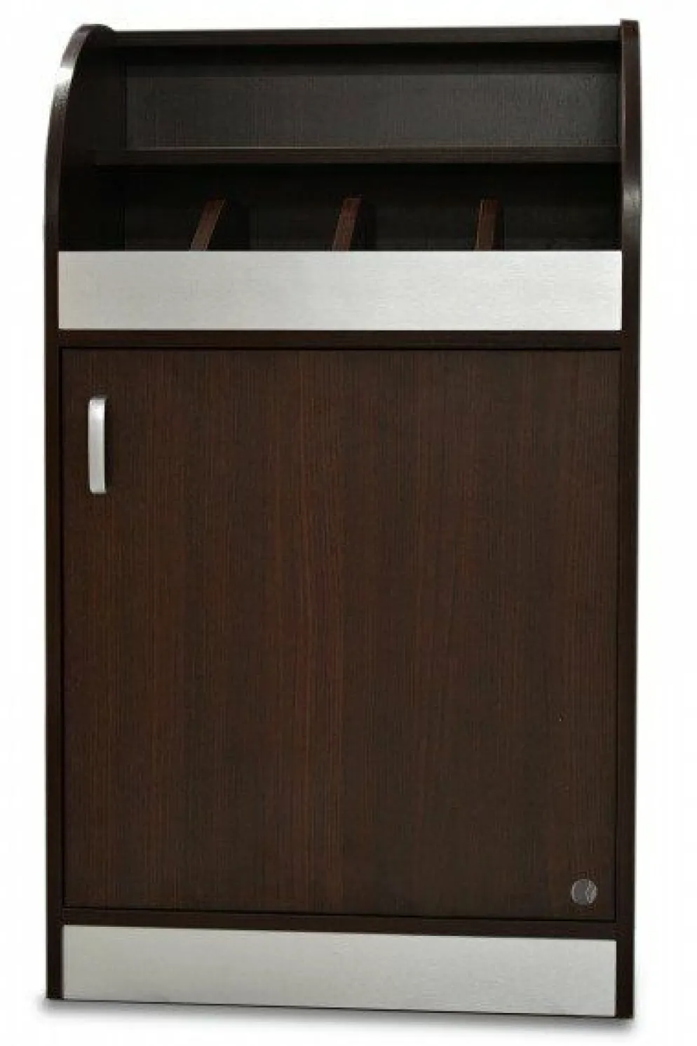 ONESSO Besteckschrank 60 Wenge ALU mit Soft-Close-Tür