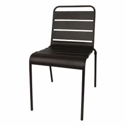 Outdoor Stuhl KRISTA 210ST Schwarz, Metall