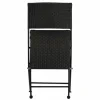 Outdoor Stuhl KRISTA 155ST Schwarz, Klappbar