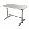 Outdoor Tisch KRISTA 245 eckig Edelstahl, 120x60x72cm