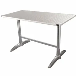 Outdoor Tisch KRISTA 245 eckig Edelstahl, 120x60x72cm