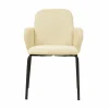 Paddy Stapelstuhl mit Bezug Beige, stapelbar