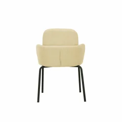 Paddy Stapelstuhl mit Bezug Beige, stapelbar