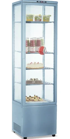 Panoramavitrine RT-280 G LED (silber), 280L