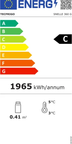 Panoramavitrine Snelle 360 G LED Anthrazit mit 5 Rosten