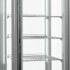 Panoramavitrine Snelle 360 Q Praline LED Lichtgrau mit 5 Glasablagen